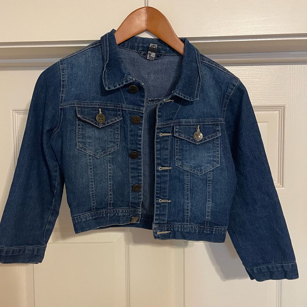 Secretly Evil Girls Denim Jacket